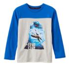 Boys 4-7x Star Wars A Collection For Kohl's R2-d2, X-wing & Tie Fighters Galaxy Tee, Boy's, Size: 4, Light Grey