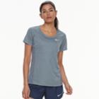 Women's Nike Dry Miler Mesh Running Top, Size: Xl, Blue Other