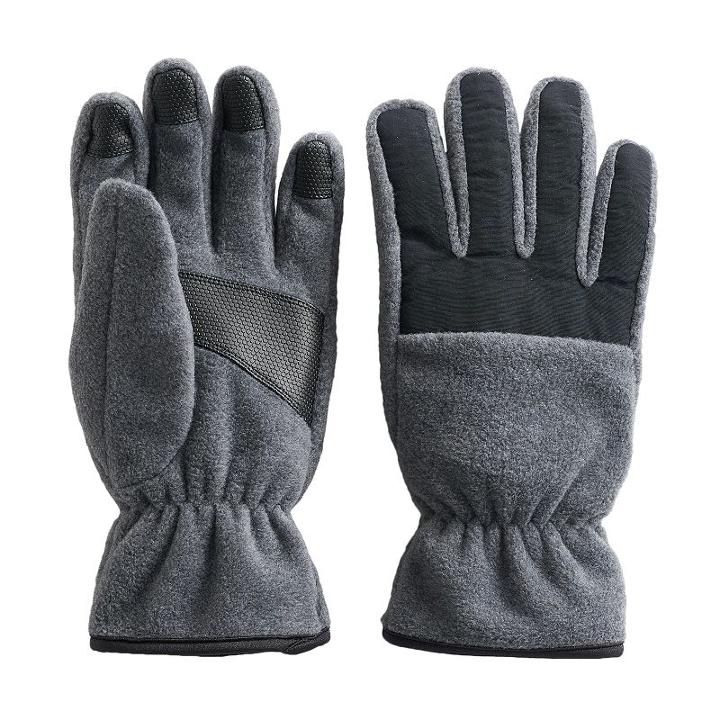 Men's Tek Gear&reg;&reg; Warmtek Microfleece Touchscreen Gloves, Size: S/m, Med Grey