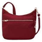 Travelon Anti-theft Tailored Hobo Bag, Women's, Red