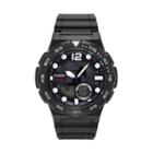 Casio Men's Telememo World Time Analog-digital Watch - Aeq100w-1avcf, Black