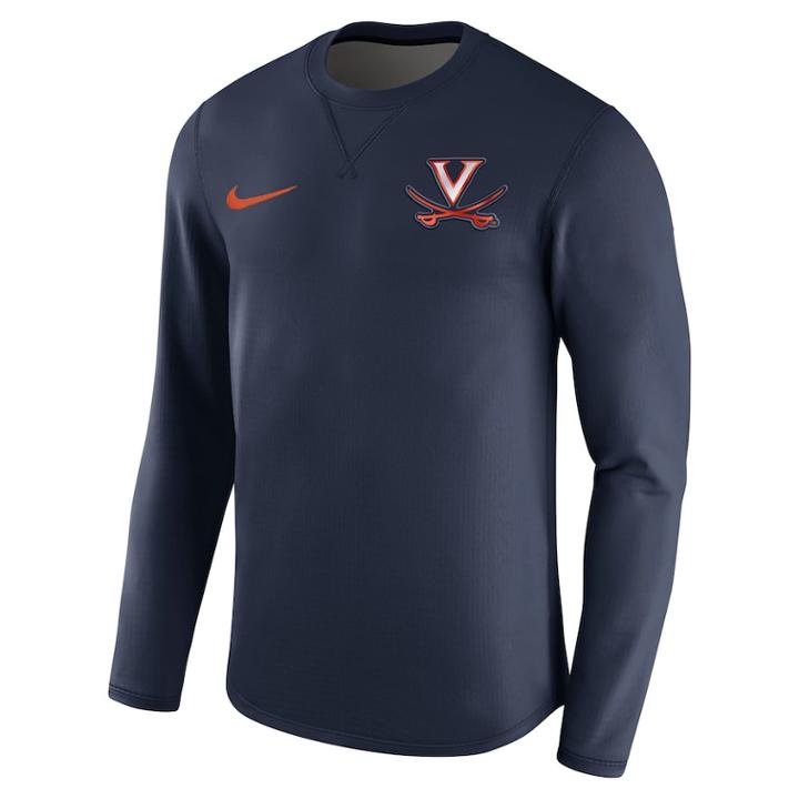 Men's Nike Virginia Cavaliers Modern Crew Tee, Size: Small, Blue (navy)