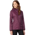 Women's Heat Keep Faux-fur Lined Soft Tech Jacket, Size: Medium, Purple