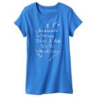 Girls 7-16 Harry Potter Marauder's Map Tee, Girl's, Size: Large, Blue Other
