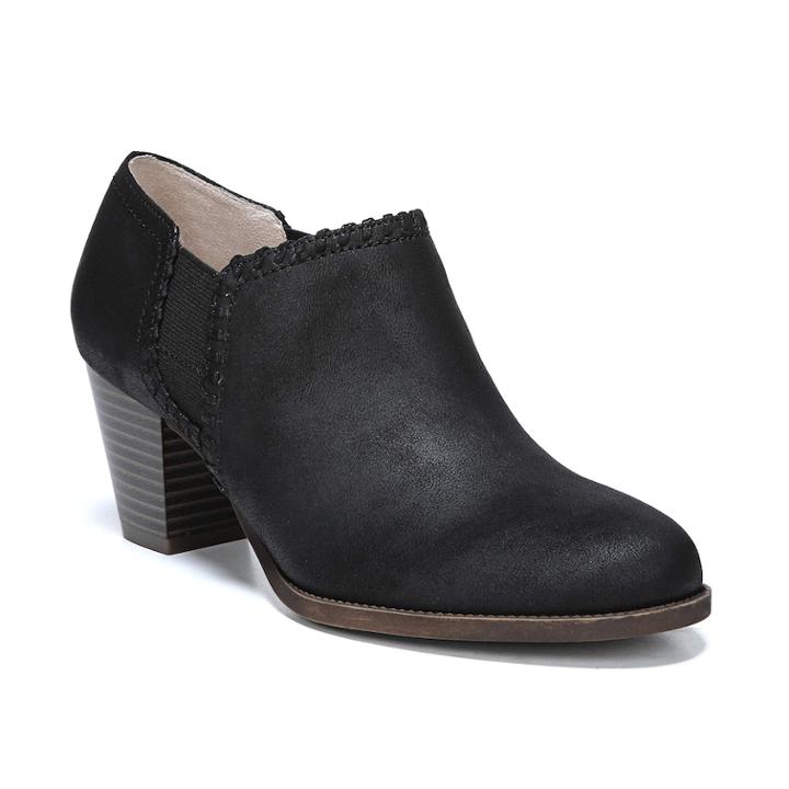 Lifestride Joelle Women's Ankle Boots, Size: 7 Wide, Black
