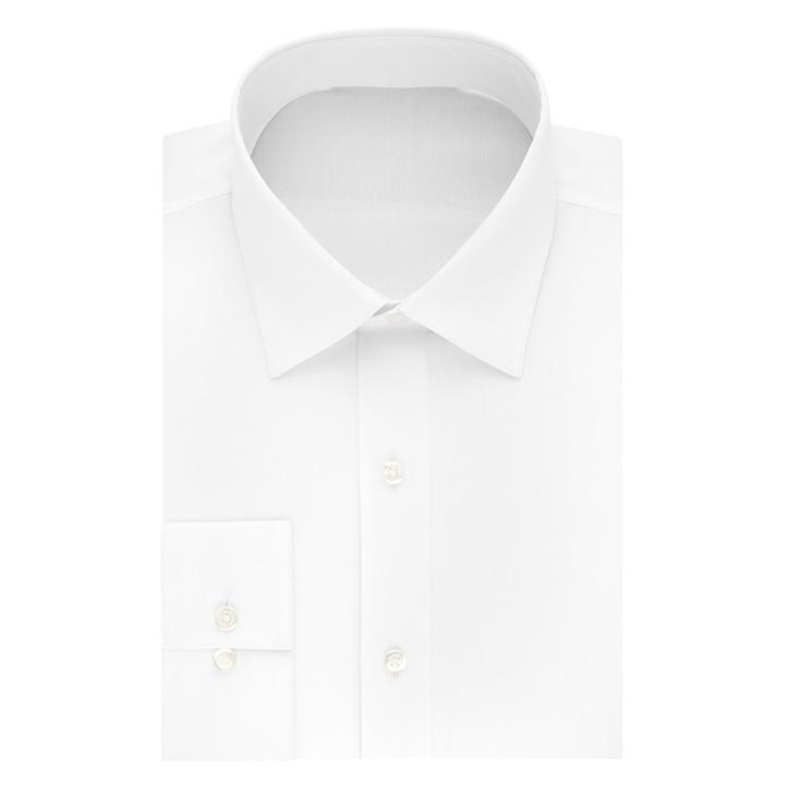 Men's Van Heusen Regular-fit Always Tucked Stretch Dress Shirt, Size: 16.5-32/33, White