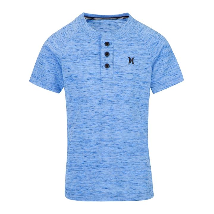 Boys 4-7 Hurley Cloud Slubbed Henley Tee, Size: 5, Light Blue