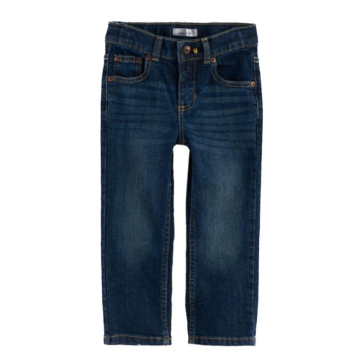 Toddler Boy Jumping Beans&reg; Straight Leg Dark Wash Jeans, Size: 4t, Med Blue