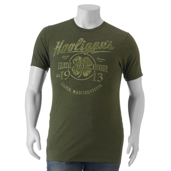 Big & Tall Sonoma Goods For Life&trade; Hooligan's Irish Tap House Tee, Men's, Size: Xxl Tall, Green Oth