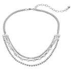 Chain Swag Choker Necklace, Women's, Silver