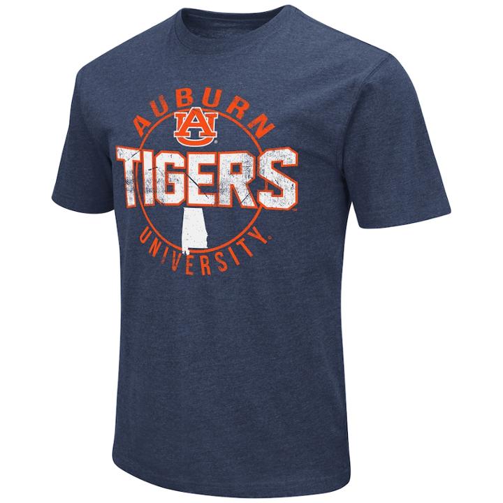 Men's Auburn Tigers Game Day Tee, Size: Xxl, Blue (navy)