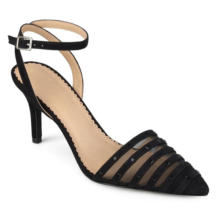 Journee Collection Meera Women's High Heels, Size: Medium (7.5), Black