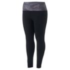 Juniors' Plus Size So&reg; Fold-over Yoga Leggings, Girl's, Size: 2xl, Med Grey
