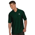 Men's Antigua Colorado State Rams Illusion Desert Dry Extra-lite Performance Polo, Size: Medium, Dark Green