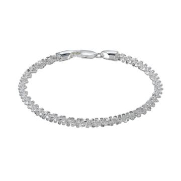 Pure 100 Rope Chain Bracelet, Silver