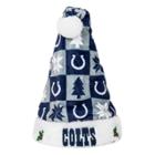 Foco Indianapolis Colts Christmas Santa Hat, Multicolor