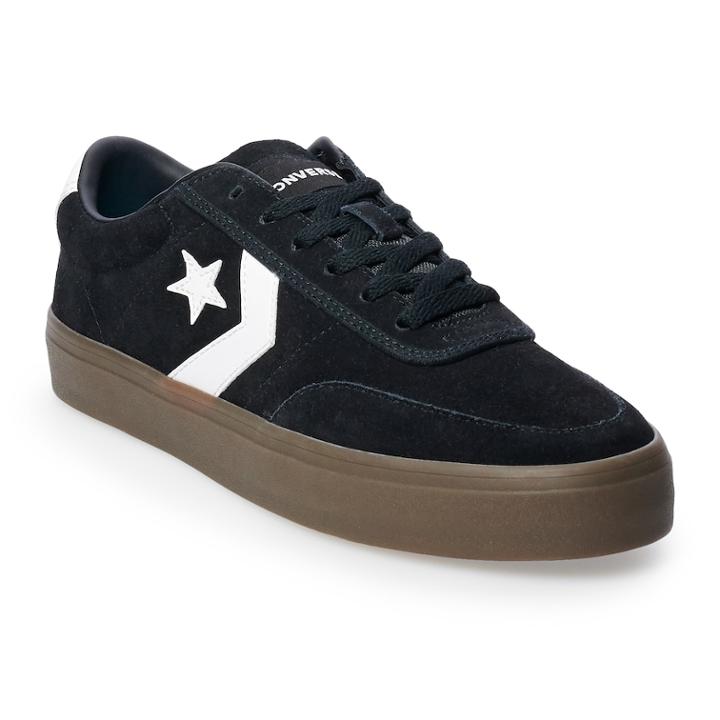Men's Converse Cons Courtland Suede Sneakers, Size: M10w12, Black