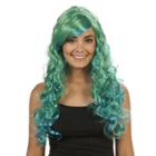 Adult Mermaid Majestic Curly Costume Wig, Size: Standard, Multicolor