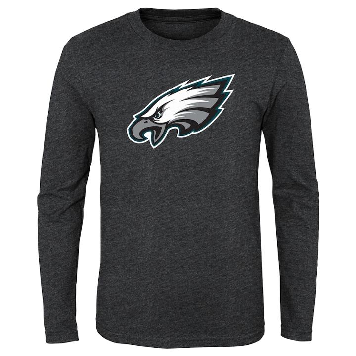 Boys 8-20 Philadelphia Eagles Logo Tee, Size: M 10-12, Grey