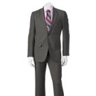 Men's Apt. 9&reg; Slim-fit Unhemmed Suit, Size: 38s 30, Med Grey