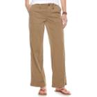 Women's Sonoma Goods For Life&trade; Wide-leg Utility Pants, Size: 16, Med Brown