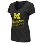 Women's Campus Heritage Michigan Wolverines Graduation Tee, Size: Small, Black