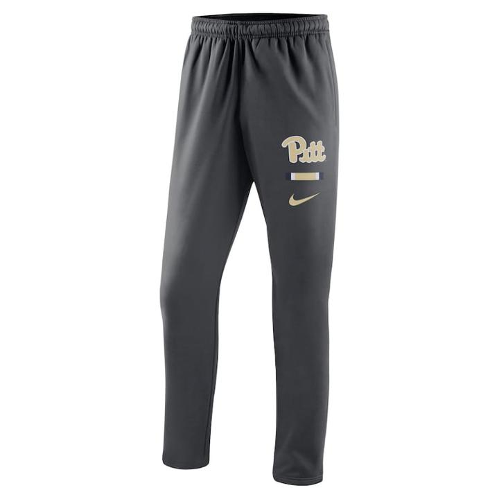 Men's Nike Pitt Panthers Therma-fit Pants, Size: Small, Grey (anthracite)