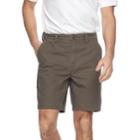 Men's Croft & Barrow&reg; Classic-fit Linen-blend Shorts, Size: 40, Brown