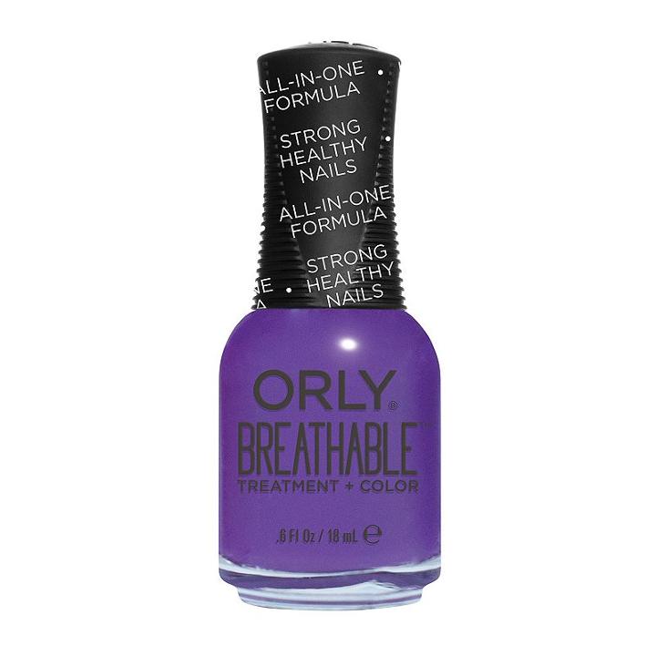 Orly Breathable Treatment & Color Nail Polish - Cool Tones, Drk Purple