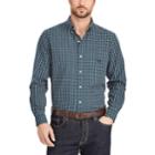 Big & Tall Chaps Classic-fit Plaid Button-down Shirt, Men's, Size: 3xb, Turquoise/blue (turq/aqua)