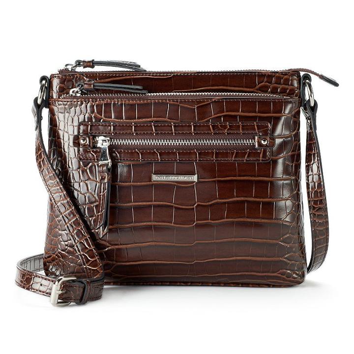 Dana Buchman Gracie Crossbody Bag, Women's, Med Brown