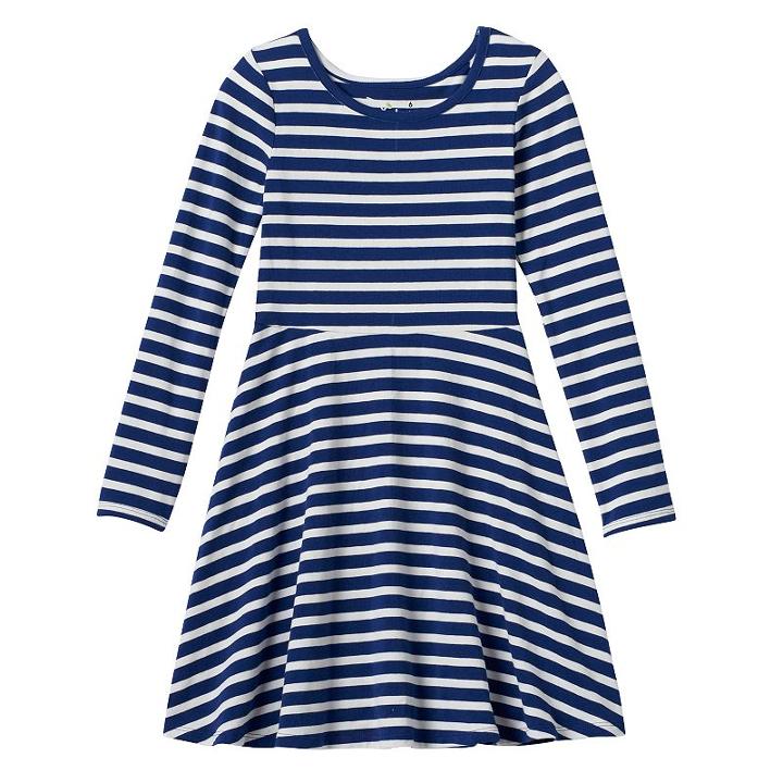 Girls 4-10 Jumping Beans&reg; Printed Skater Dress, Girl's, Size: 5, Blue