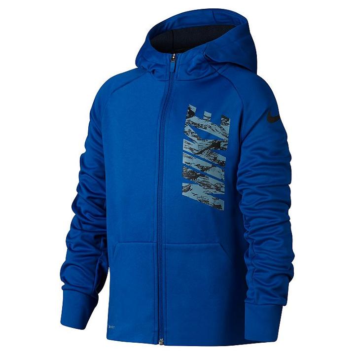 Boys 8-20 Nike Legacy Full-zip Hoodie, Size: Medium, Dark Blue