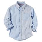 Boys 4-8 Carter's Woven Oxford Striped Button-down Shirt, Boy's, Size: 4, Ovrfl Oth