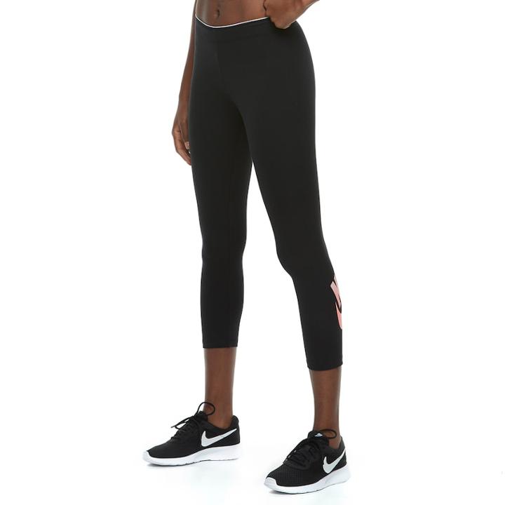 Women's Nike Sportswear Seamless Leggings, Size: Medium, Grey (charcoal)