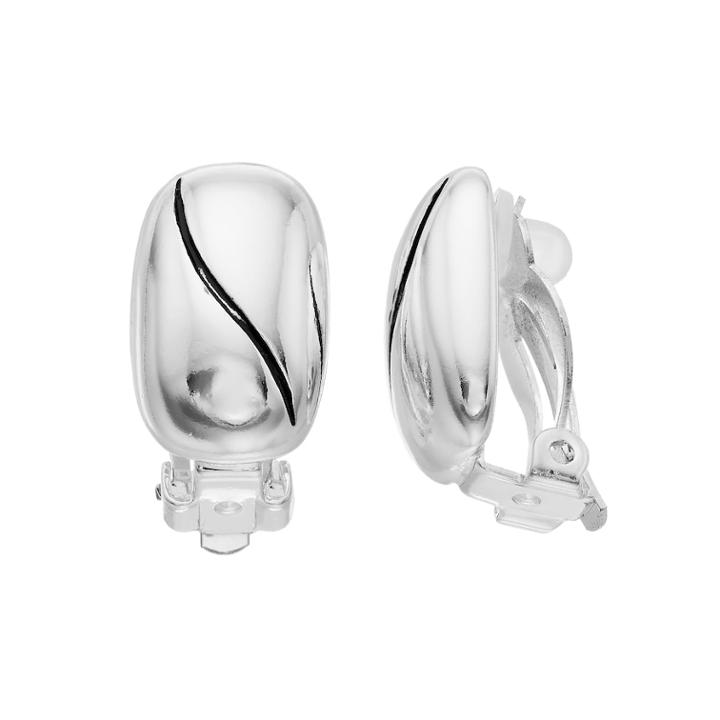 Dana Buchman Clip-on Stud Earrings, Women's, Silver
