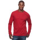 Men's Croft & Barrow&reg; Classic-fit Stretch Performance Crewneck Tee, Size: Medium, Med Red