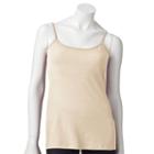 Women's Sonoma Goods For Life&trade; Everyday Scoopneck Camisole, Size: Xs, Med Beige