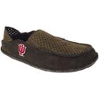 Men's Indiana Hoosiers Cayman Perforated Moccasin, Size: 11, Brown