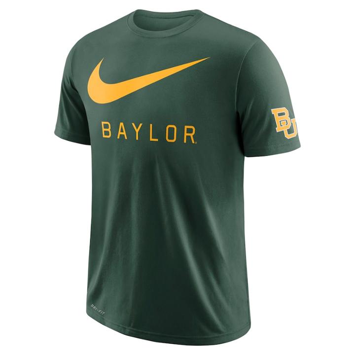 Men's Nike Baylor Bears Dna Tee, Size: Xl, Bay Green