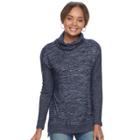 Women's Sonoma Goods For Life&trade; Marled Cowlneck Sweater, Size: Xxl, Blue