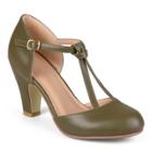 Journee Collection Toni Women's Mary Jane Heels, Size: Medium (7.5), Green
