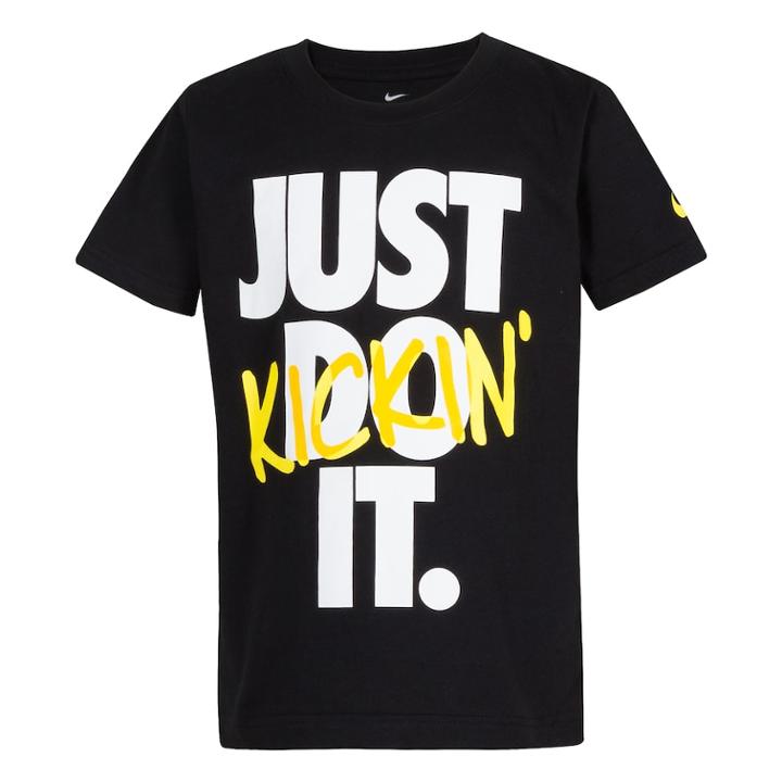 Boys 4-7 Nike Just Kickin' It. Graphic Tee, Size: 6, Oxford