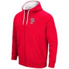 Men's Campus Heritage Wisconsin Badgers Zip-up Hoodie, Size: Xxl, Dark Red
