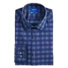 Men's Apt. 9&reg; Slim-fit Premier Flex Collar Stretch Dress Shirt, Size: 15-32/33, Blue (navy)