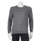 Men's Apt. 9&reg; Modern-fit Solid Merino Crewneck Sweater, Size: Small, Med Grey