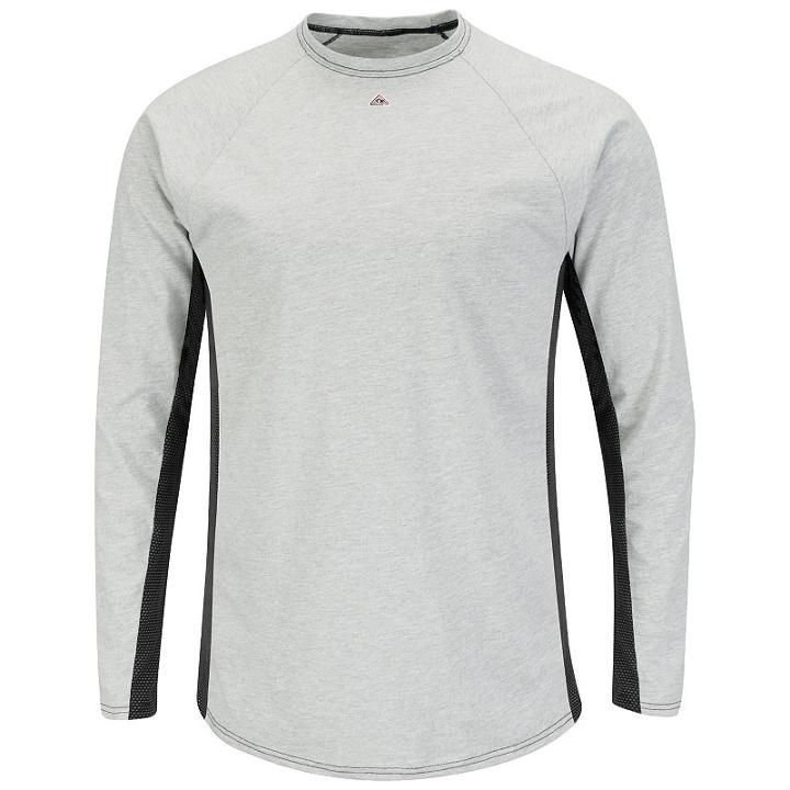 Men's Bulwark Fr Excel Fr Two-tone Base Layer Tee, Size: Xxl, Grey
