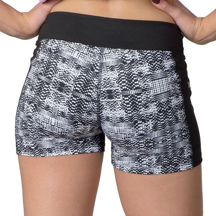 Women's Soybu Toni Fitted Yoga Shorts, Size: Large, Grey (charcoal)