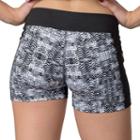 Women's Soybu Toni Fitted Yoga Shorts, Size: Large, Grey (charcoal)