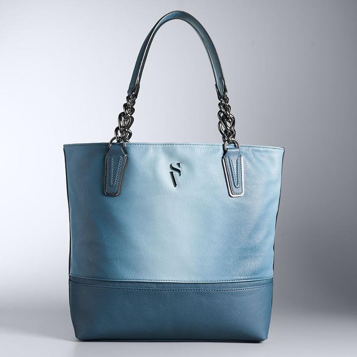 Simply Vera Vera Wang Catherine Tote, Women's, Light Blue